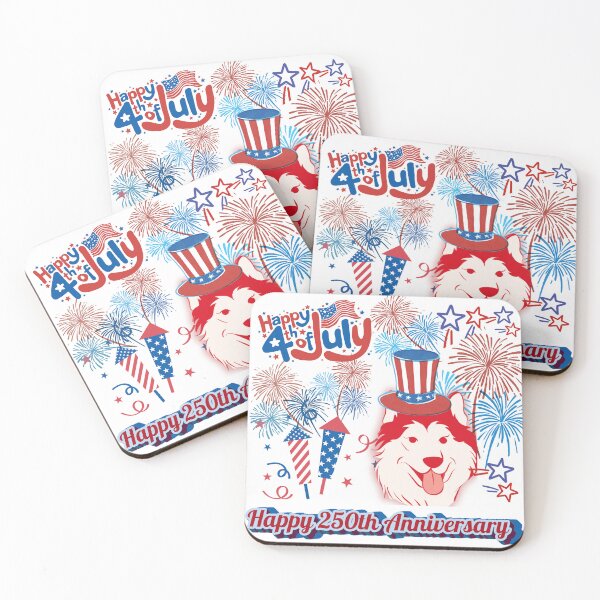 Item preview, Happy 4th of July Dog Graphic – Happy 250th Anniversary America 1776-2026 Patriotic Fireworks USA Celebration designed and sold by Daily Mood Studio.