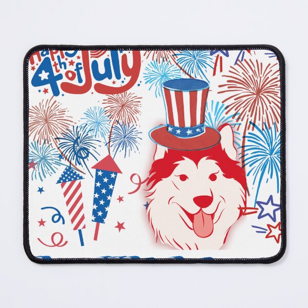 Item preview, Happy 4th of July Dog Graphic – Happy 250th Anniversary America 1776-2026 Patriotic Fireworks USA Celebration designed and sold by Daily Mood Studio.