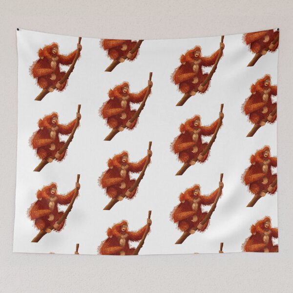 Item preview, Guess Who? An Orangutan Peek-a-Boo designed and sold by HowreSketch.