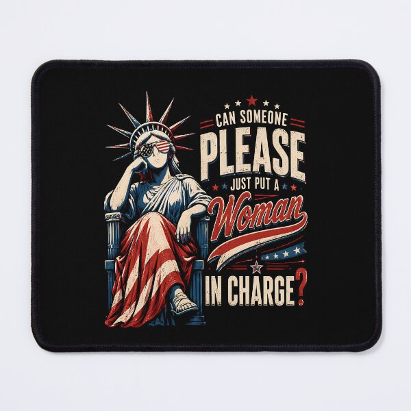 Item preview, Can Someone Please Put A Woman In Charge Shirt, Statue of Liberty Tee, Feminist Graphic Shirt, Patriotic Women's Tee, Empowerment Gift designed and sold by THREE LITTLE BEANS.