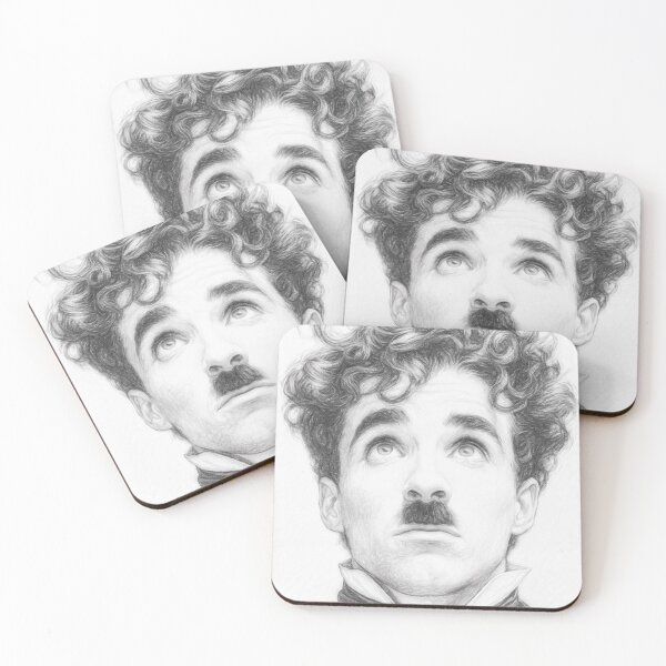 Item preview, Vintage Silent Film Icon Black and White Pencil Portrait designed and sold by Leon Woods Pencil Art.