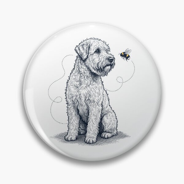 Item preview, Soft Coated Wheaten Terrier Bumble Bee Honeybee Dog Lover designed and sold by Kimberley King Art  King Art.