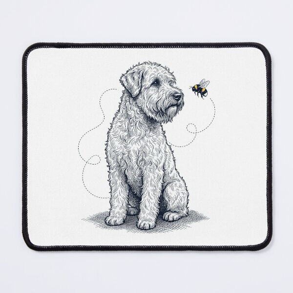 Item preview, Soft Coated Wheaten Terrier Bumble Bee Honeybee Dog Lover designed and sold by Kimberley King Art King Art.