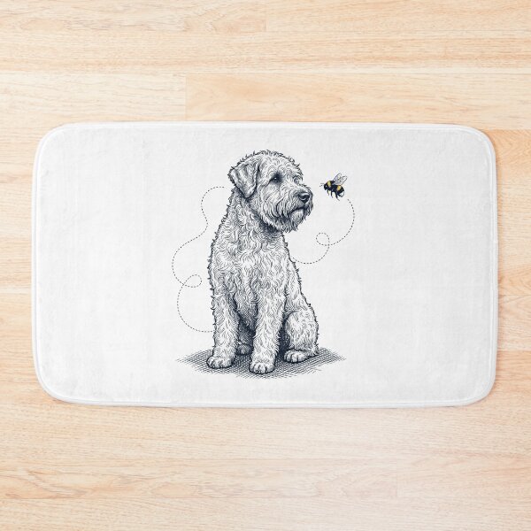Item preview, Soft Coated Wheaten Terrier Bumble Bee Honeybee Dog Lover designed and sold by Kimberley King Art  King Art.