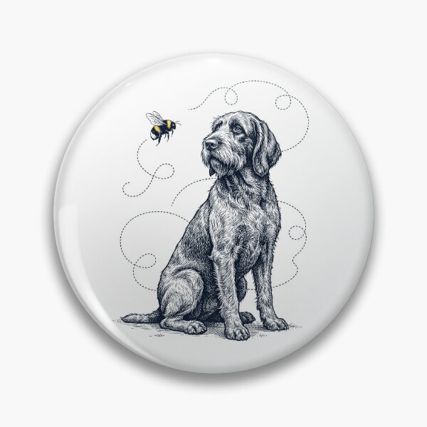 Item preview, Spinone Italiano Bumble Bee Honeybee Dog Lover designed and sold by Kimberley King Art  King Art.