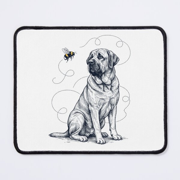 Item preview, Spanish Mastiff Bumble Bee Honeybee Dog Lover designed and sold by Kimberley King Art  King Art.