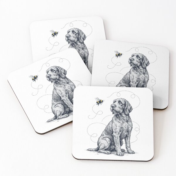 Item preview, Spinone Italiano Bumble Bee Honeybee Dog Lover designed and sold by Kimberley King Art  King Art.