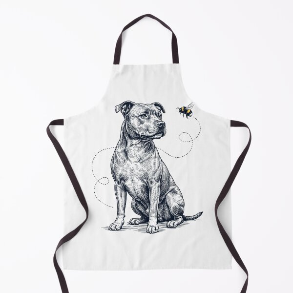 Item preview, Staffordshire Bull Terrier Bumble Bee Honeybee Dog Lover designed and sold by Kimberley King Art King Art.