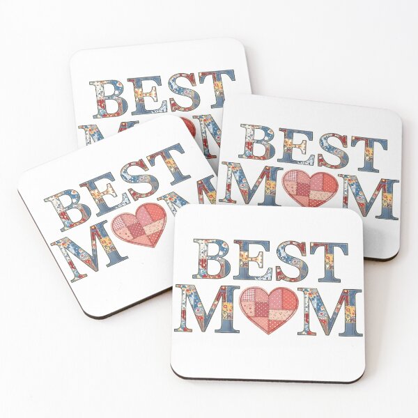 Item preview, best mom ever. Patchwork Heart Design designed and sold by ToxicInkArt.