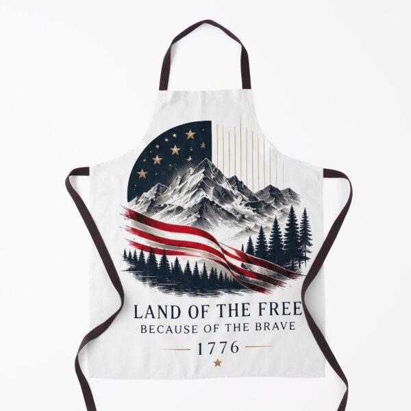 Item preview, Land of the Free Mountain Patriot designed and sold by novaduman.