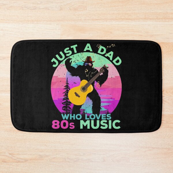 Item preview, Just Dad Who Loves 80s Music Funny Retro Bigfoot Disco Lover designed and sold by SecretDicer.