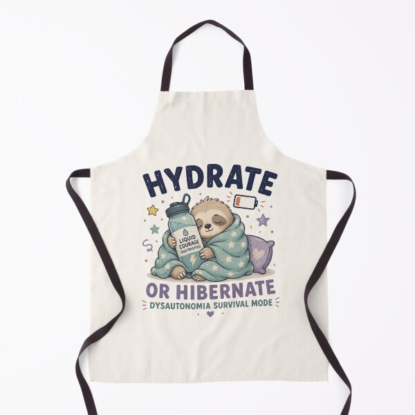 Item preview, Hydrate Or Hibernate - Funny POTS Dysautonomia Sloth designed and sold by BlackSector77.