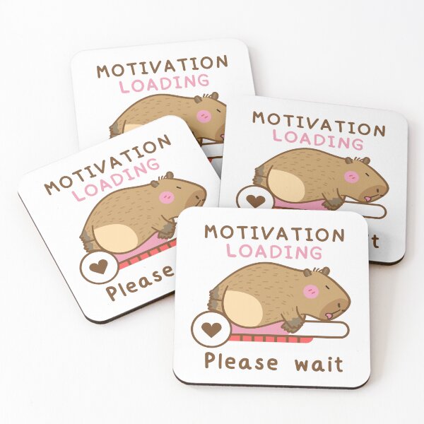 Item preview, Capybara Loading Bar Motivation Please Wait designed and sold by AlameaDesign.