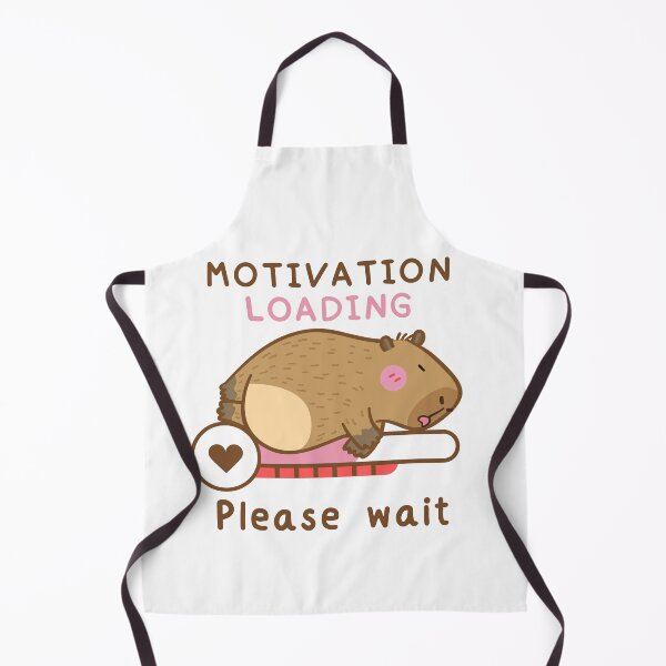 Item preview, Capybara Loading Bar Motivation Please Wait designed and sold by AlameaDesign.