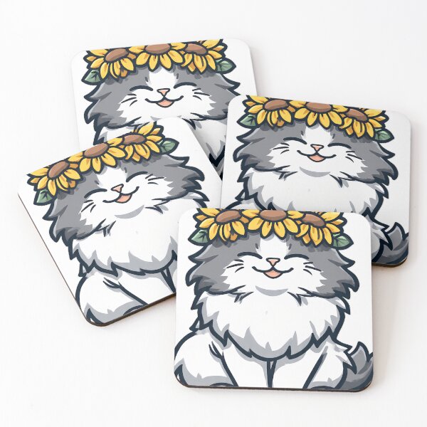 Item preview, Ragdoll Cat Sunflower Crown designed and sold by pumsquare.
