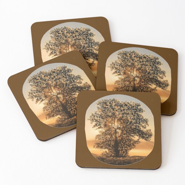 Item preview, Tree at Sunset Painting designed and sold by Fayes4Art.