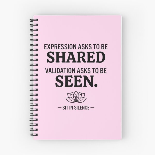 Item preview, Expression vs Validation Minimalist Quote. designed and sold by SitInSilence24.