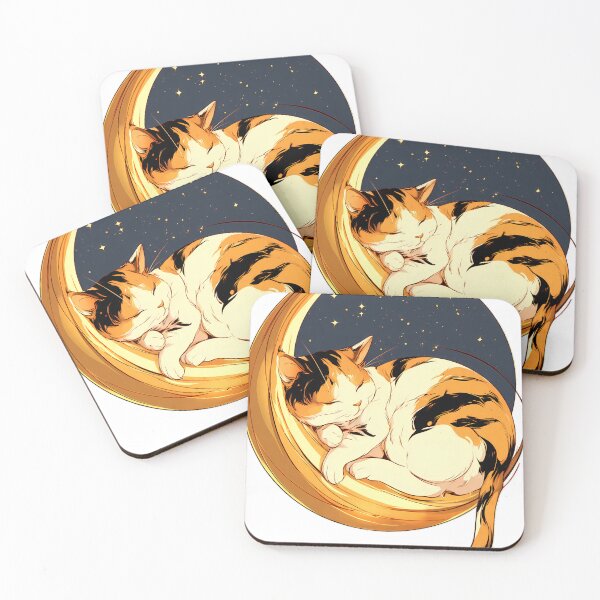 Item preview, Calico Cat Moon Hammock designed and sold by pumsquare.