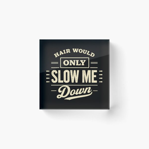 Item preview, Hair Would Only Slow Me Down Runner Athlete Fitness Performance designed and sold by HumansStuck12.