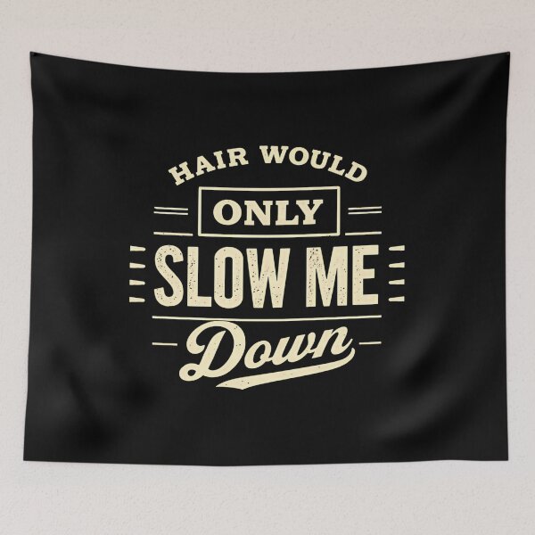 Item preview, Hair Would Only Slow Me Down Runner Athlete Fitness Performance designed and sold by HumansStuck12.