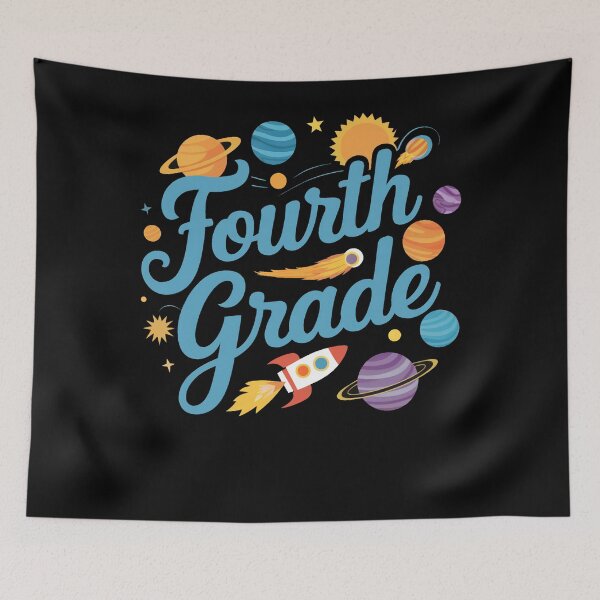 Item preview, Fourth Grade Planet Script designed and sold by SiarheiYur.
