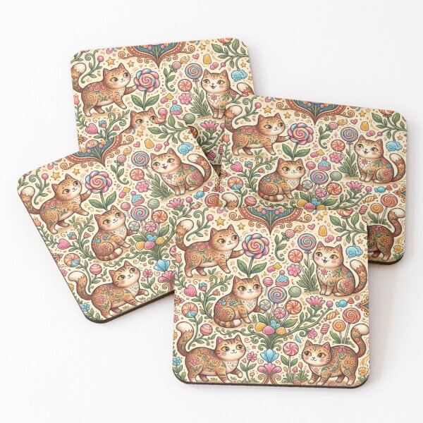 Item preview, Kawaii Candy Cat Wonderland designed and sold by Iampoji.