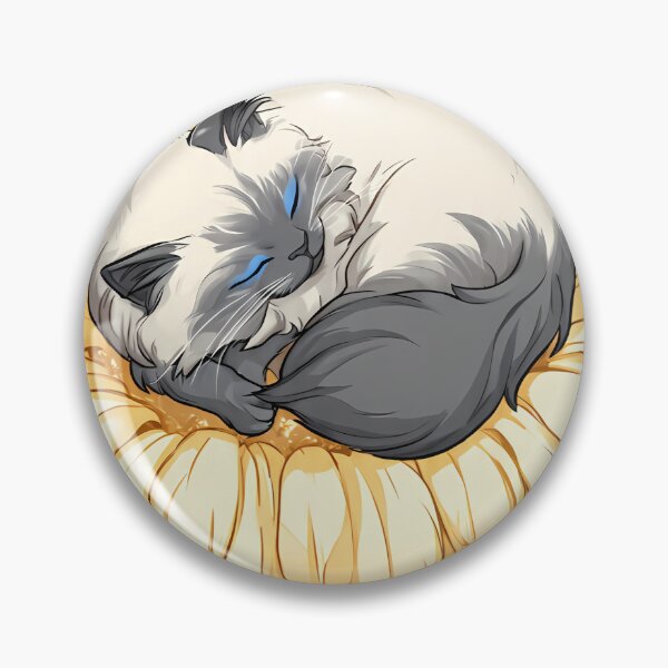 Item preview, Ragdoll Sleepy Plop Pillow designed and sold by pumsquare.