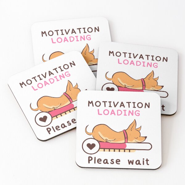 Item preview, Dog loading bar motivation Please wait designed and sold by AlameaDesign.