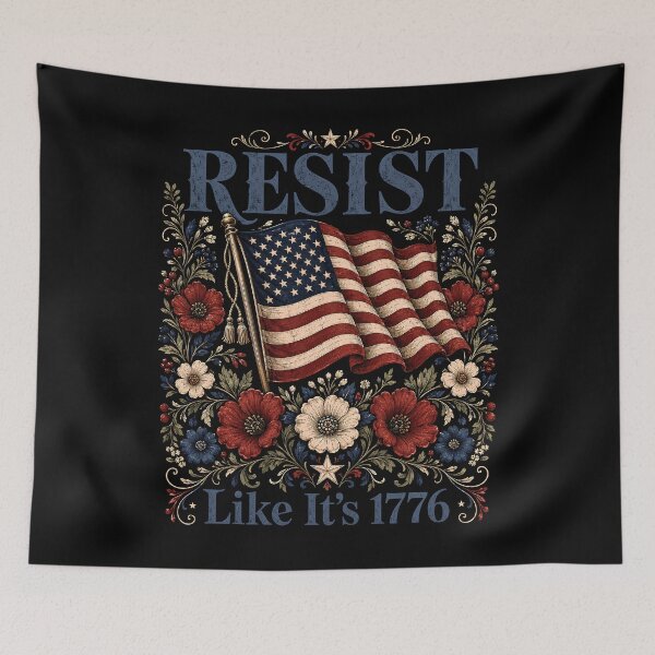 Item preview, Resist Like It's 1776 Shirt: Anti Trump T-shirt, 4th of July 250th Birthday designed and sold by THREE LITTLE BEANS.