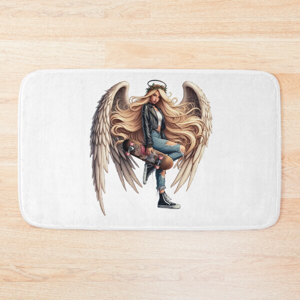 Item preview, Angel Girl Skateboarder designed and sold by susiecc.