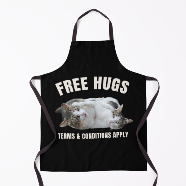 Item preview, Free Hugs – Terms & Conditions Apply - Funny Cat Design designed and sold by MB-CatPrints.
