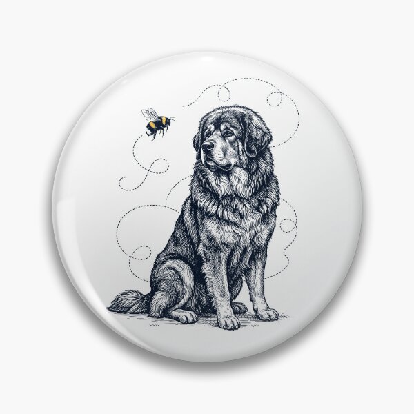 Item preview, Tibetan Mastiff Bumble Bee Honeybee Dog Lover designed and sold by Kimberley King Art  King Art.