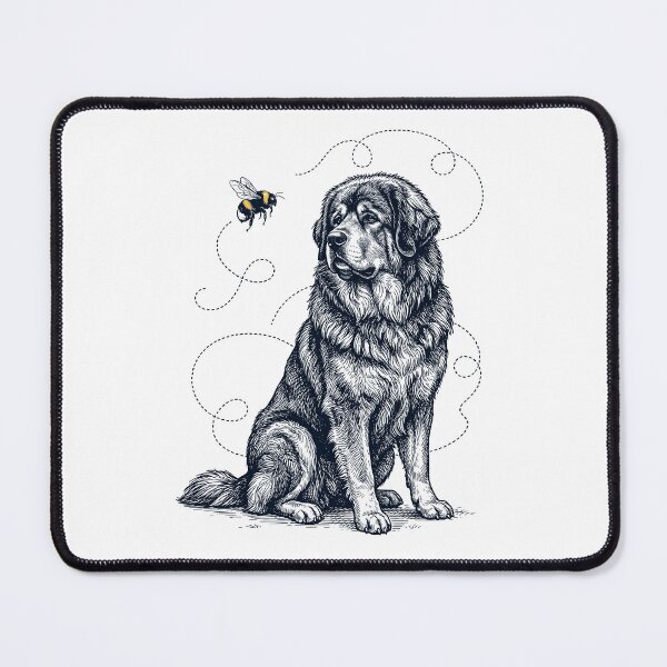 Item preview, Tibetan Mastiff Bumble Bee Honeybee Dog Lover designed and sold by Kimberley King Art  King Art.