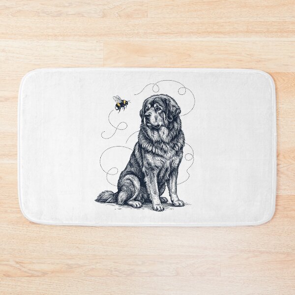 Item preview, Tibetan Mastiff Bumble Bee Honeybee Dog Lover designed and sold by Kimberley King Art  King Art.