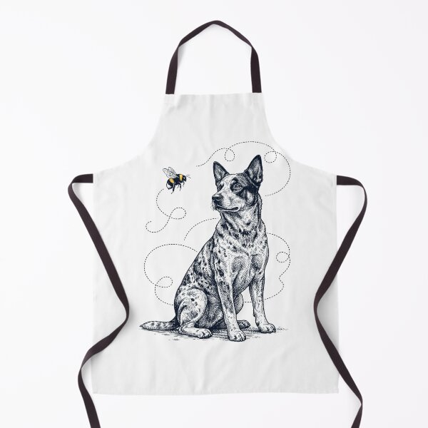 Item preview, Texas Heeler Bumble Bee Honeybee Dog Lover designed and sold by Kimberley King Art King Art.
