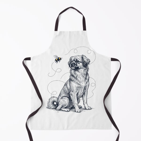 Item preview, Tibetan Spaniel Bumble Bee Honeybee Dog Lover designed and sold by Kimberley King Art King Art.