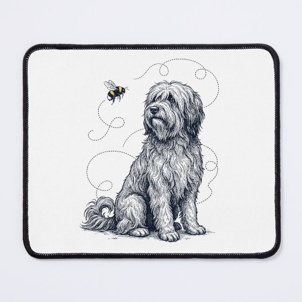 Item preview, Tibetan Terrier Bumble Bee Honeybee Dog Lover designed and sold by Kimberley King Art  King Art.
