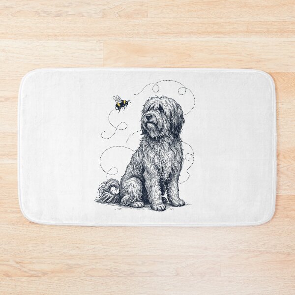 Item preview, Tibetan Terrier Bumble Bee Honeybee Dog Lover designed and sold by Kimberley King Art  King Art.