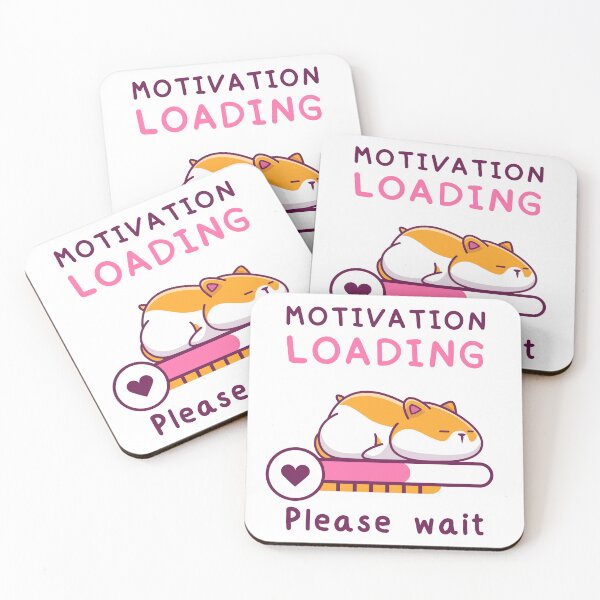 Item preview, Hamster Guinea Pig Loading Bar Motivation Please Wait designed and sold by AlameaDesign.