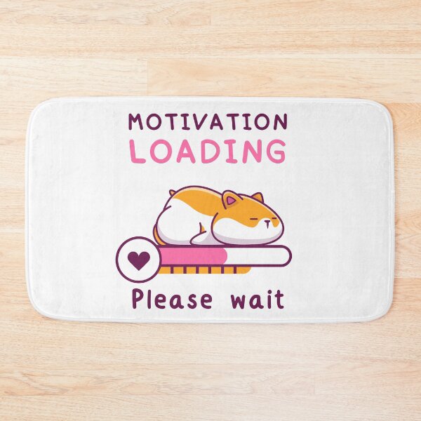 Item preview, Hamster Guinea Pig Loading Bar Motivation Please Wait designed and sold by AlameaDesign.