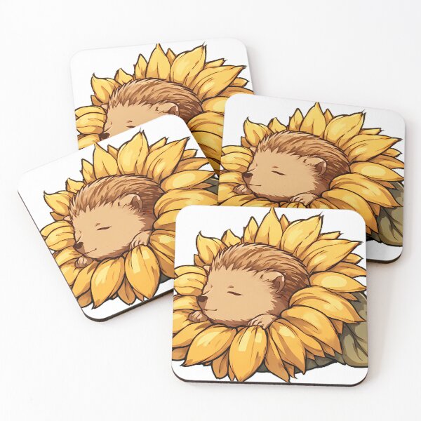 Item preview, Hedgehog Sunflower Sleeping Bag designed and sold by pumsquare.