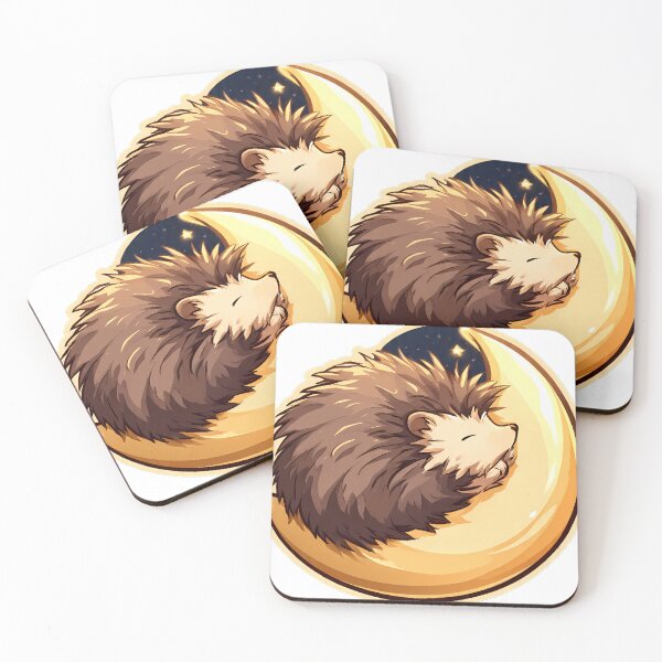 Item preview, Hedgehog Carrying Moon Lantern designed and sold by pumsquare.