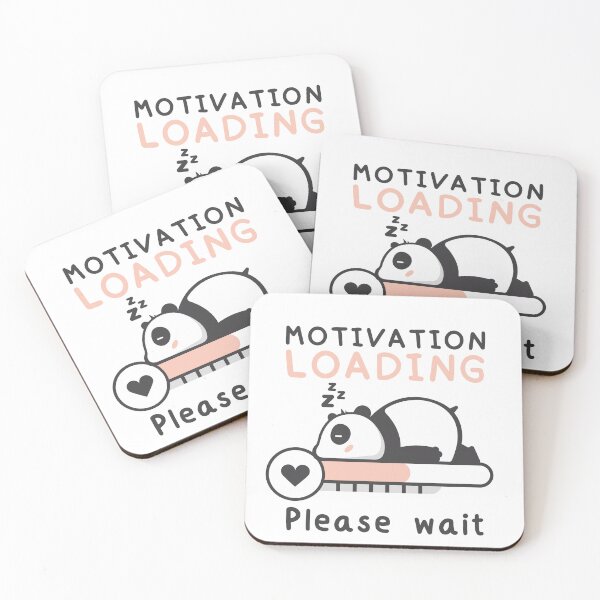 Item preview, Panda Panda Bear Loading Bar Motivation Please Wait designed and sold by AlameaDesign.