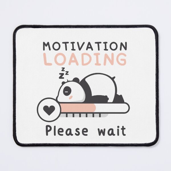Item preview, Panda Panda Bear Loading Bar Motivation Please Wait designed and sold by AlameaDesign.