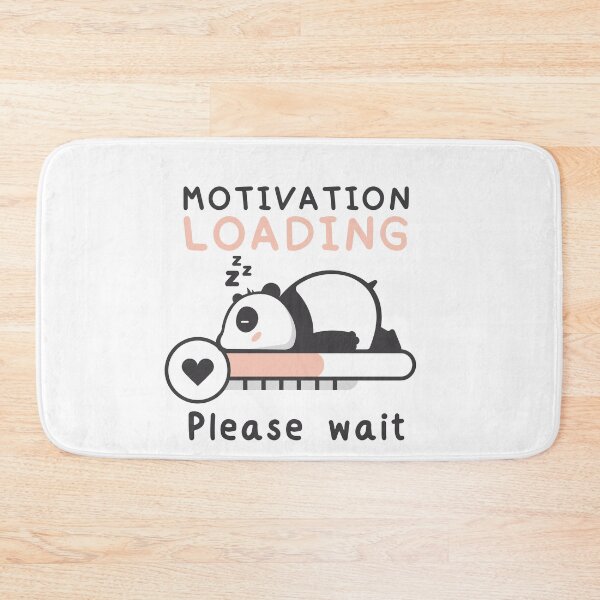 Item preview, Panda Panda Bear Loading Bar Motivation Please Wait designed and sold by AlameaDesign.