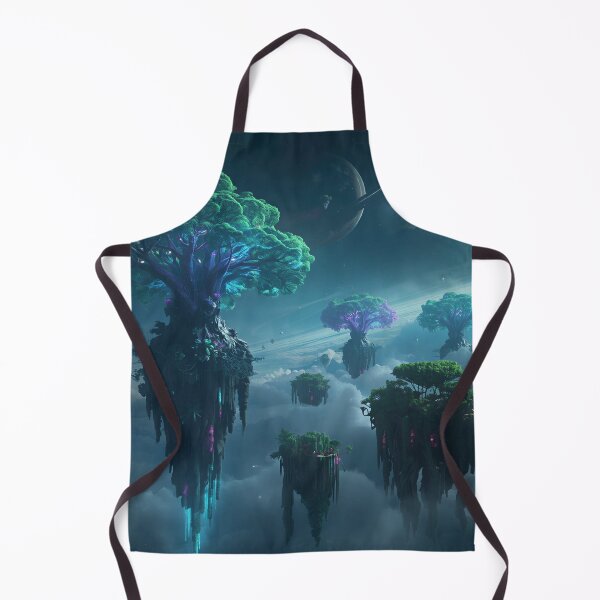 Item preview, Floating Reef Forest Alien Sky Fantasy Landscape designed and sold by Luminous Wilds.