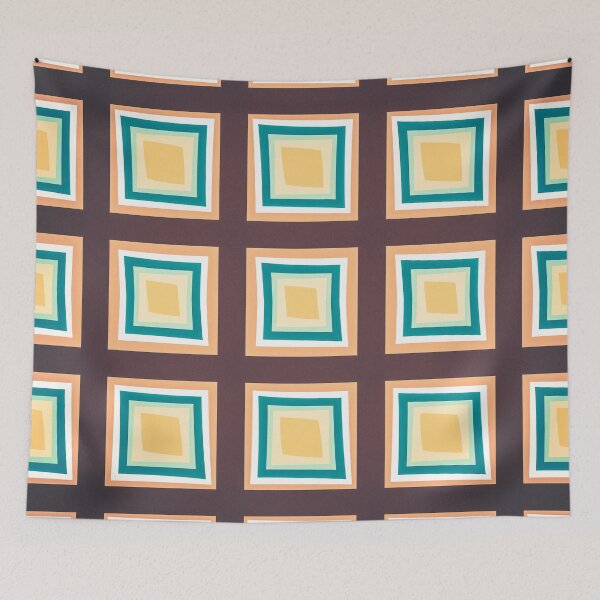 Item preview, Retro Harmony Squares designed and sold by ArtByBoya.