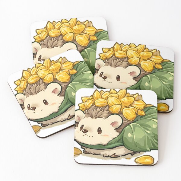 Item preview, Hedgehog Sunflower Leaf Satchel designed and sold by pumsquare.