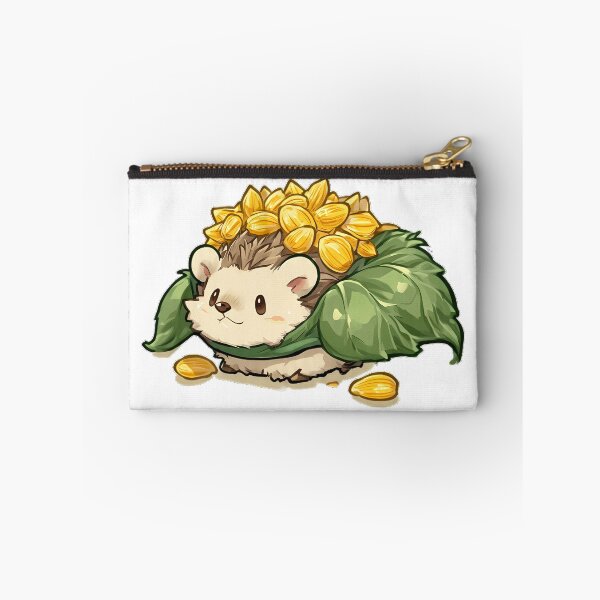 Item preview, Hedgehog Sunflower Leaf Satchel designed and sold by pumsquare.