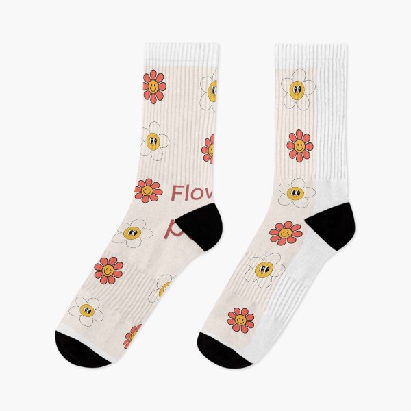 Item preview, Flower Power Retro Smiley Daisy | Groovy 70s Aesthetic Sticker designed and sold by Krishnacre8.